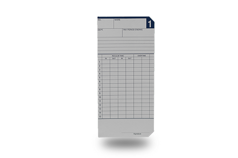 Lot de 100 fiches de pointages Q12S-100 pour QR395 (Réf : Q12S-100)
